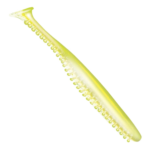 Kalins Tickle Tail Chartreuse Pearl Hologram Flake