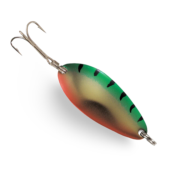 cleo fish hooks Little Cleo 2/3 oz., Nickel Neon Green
