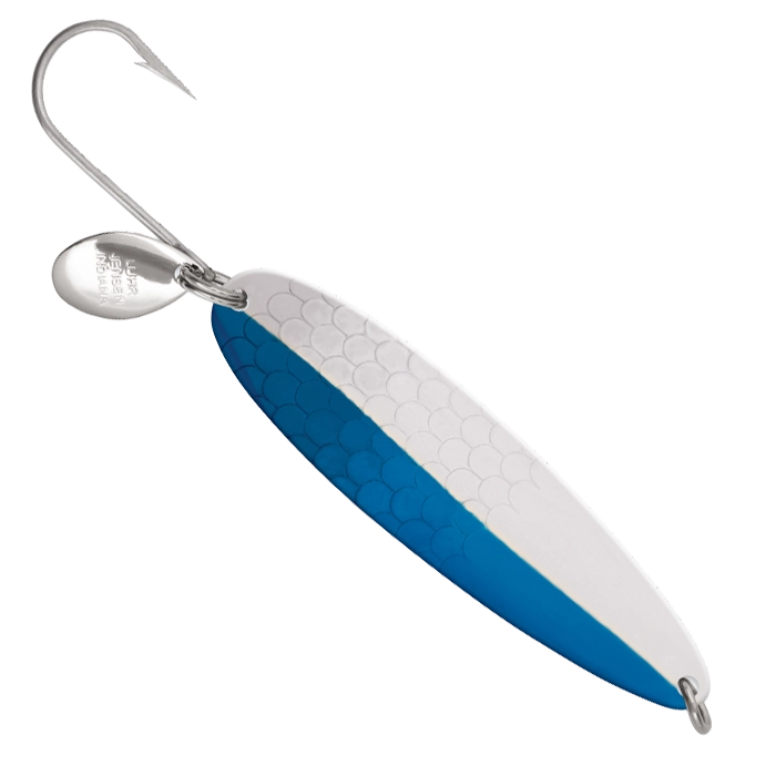 Luhr Jensen Coyote Spoon Nickel Neon Blue
