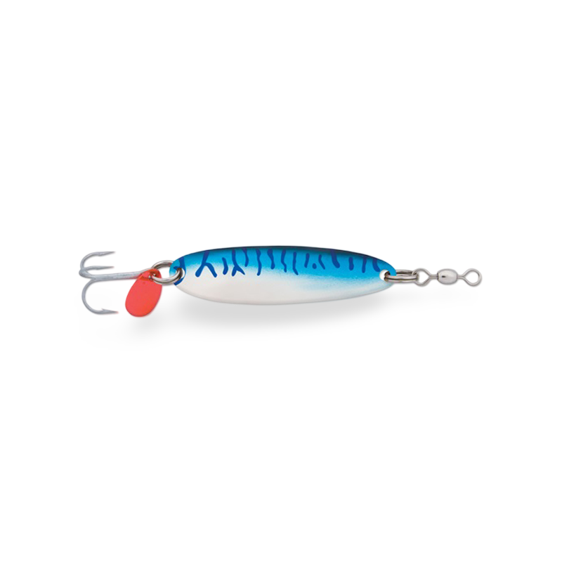 Luhr Jensen Krocodile Spoon Chrome Blue Mackerel 0466