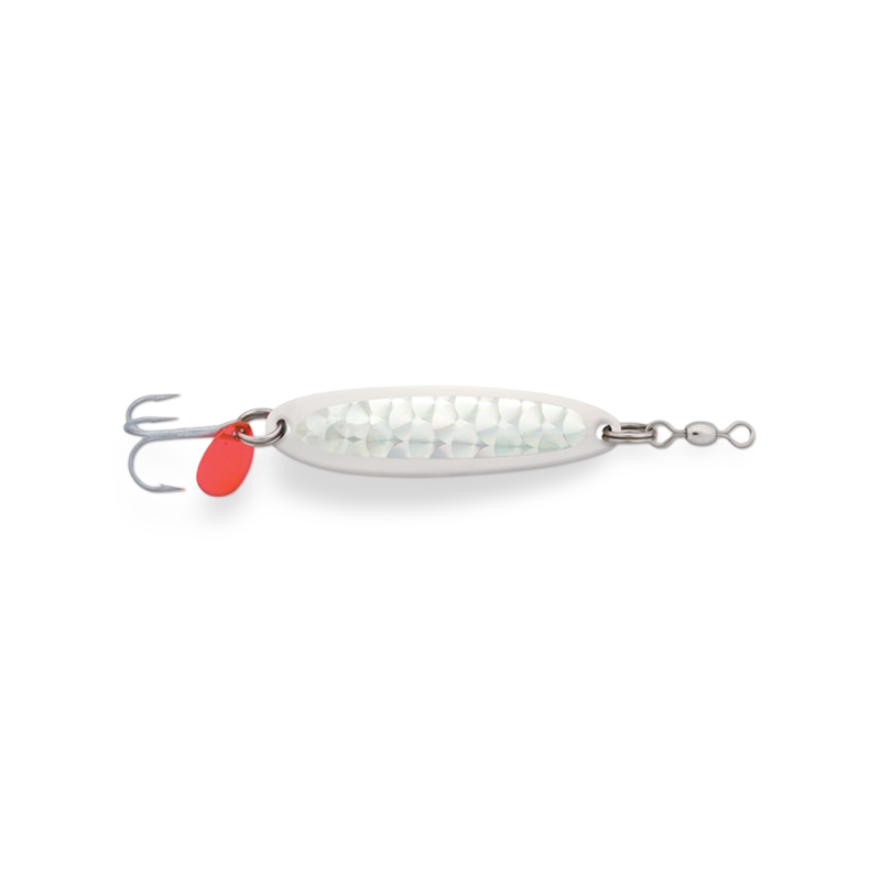 Luhr Jensen Krocodile Spoon Hammered Brass/Fire; 3/16 oz Luhr Jensen Krocodile Spoon Hammered Brass/Fire; 3/16 oz