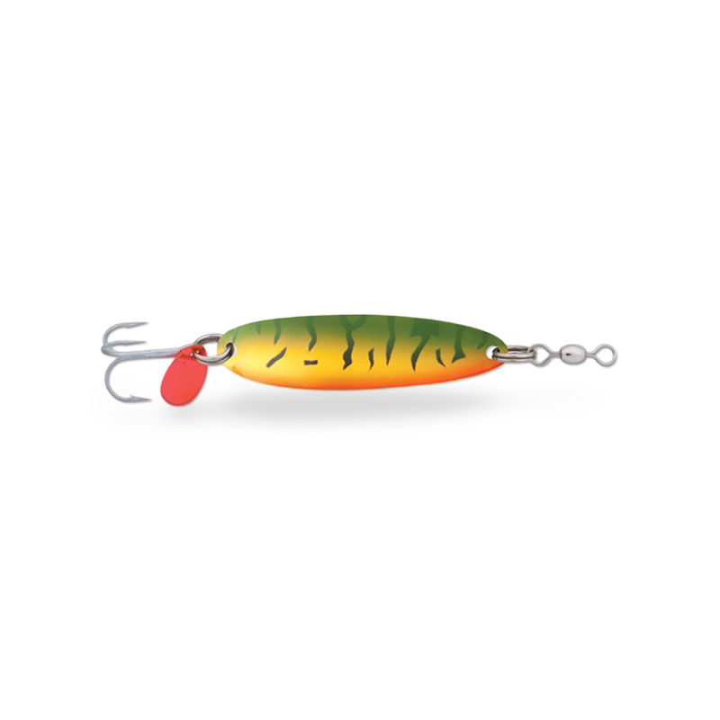 Luhr Jensen Krocodile Spoon Fire Tiger; 1/2 oz