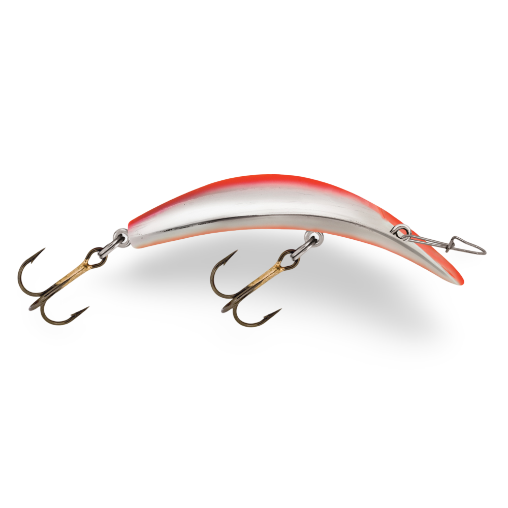 Luhr Jensen Kwikfish Silver Fl Red Belly and Back Stripe 930
