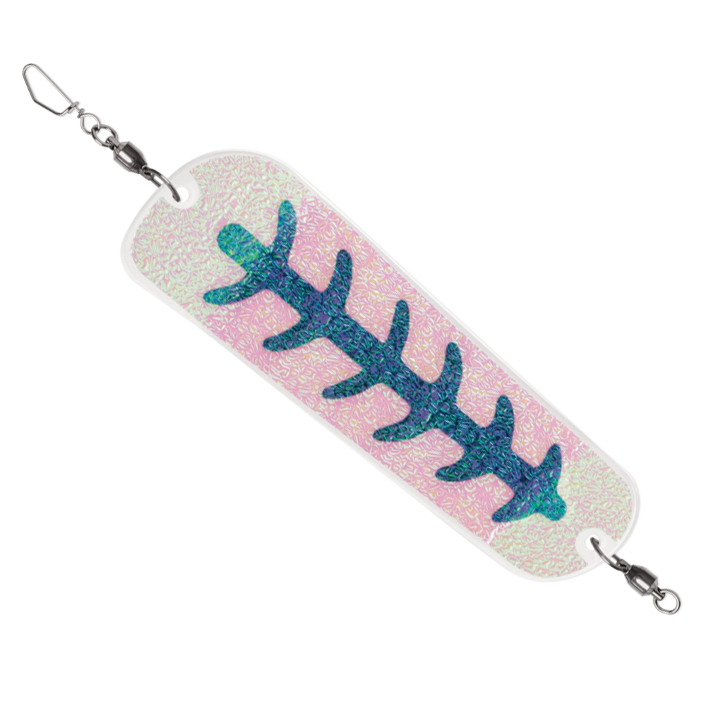 Luhr Jensen Money Roll Flasher Pearl Blue Skeleton