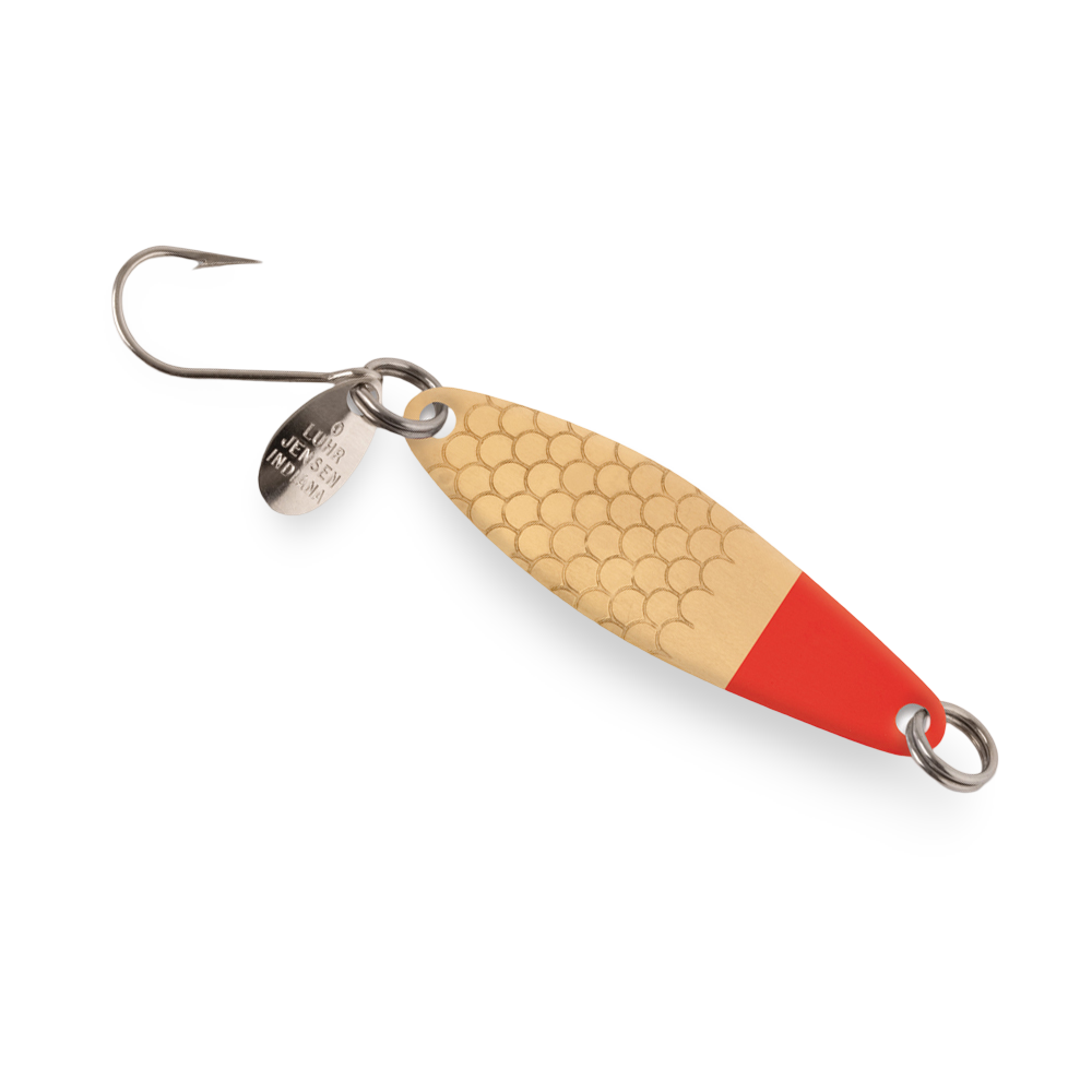 Luhr Jensen Needlefish Brass Red Head