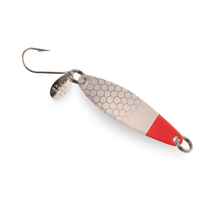 Luhr Jensen Needlefish Spoon Nickel Red Head