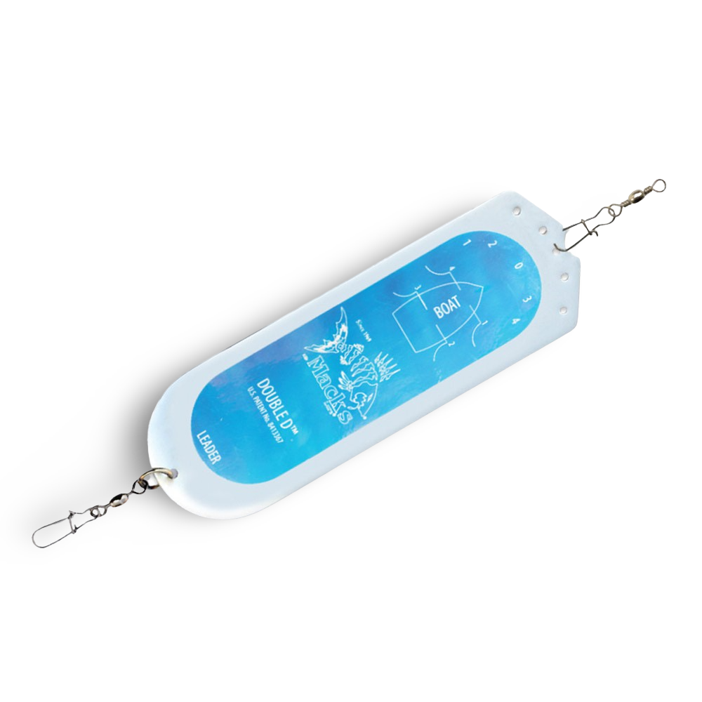 double d fishing lure Dobyns D-Blade Beast Spinnerbaits BST 3/8 BO9 W/W mimicking wounded baitfish. New colors added to the