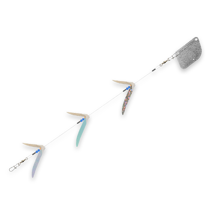Mack's Flash Lite 3 Blade Trolls – Seattle Fishing Company Mack's Flash Lite 3 Blade Trolls – Seattle Fishing Company