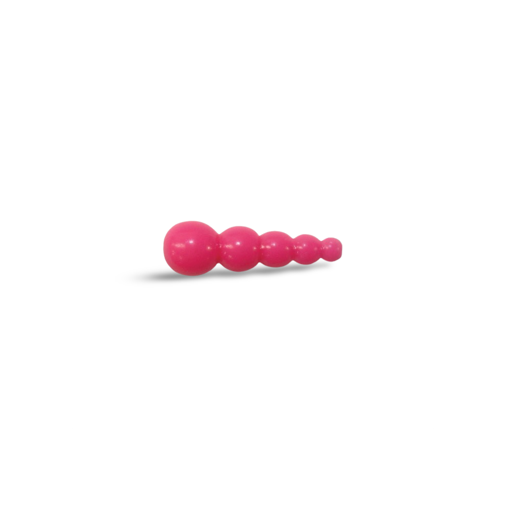 Macks Wedding Ring Tapered Beads Hot Pink