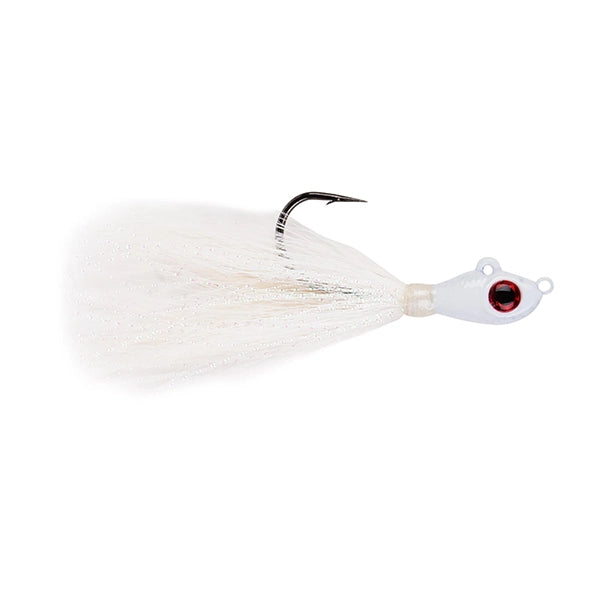 Mustad Big Eye Bucktail Jig 1.5oz White Mustad Big Eye Bucktail Jig 1.5oz White