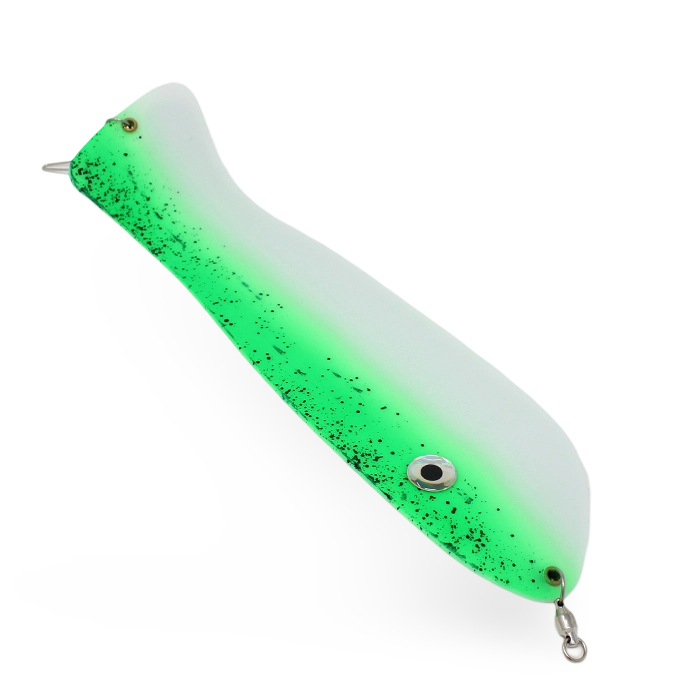 Oki Tackle Kingfisher II Flasher Glow Green Gator