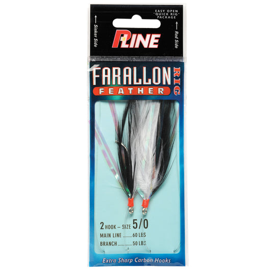 P-Line Farallon Feathers White & Black