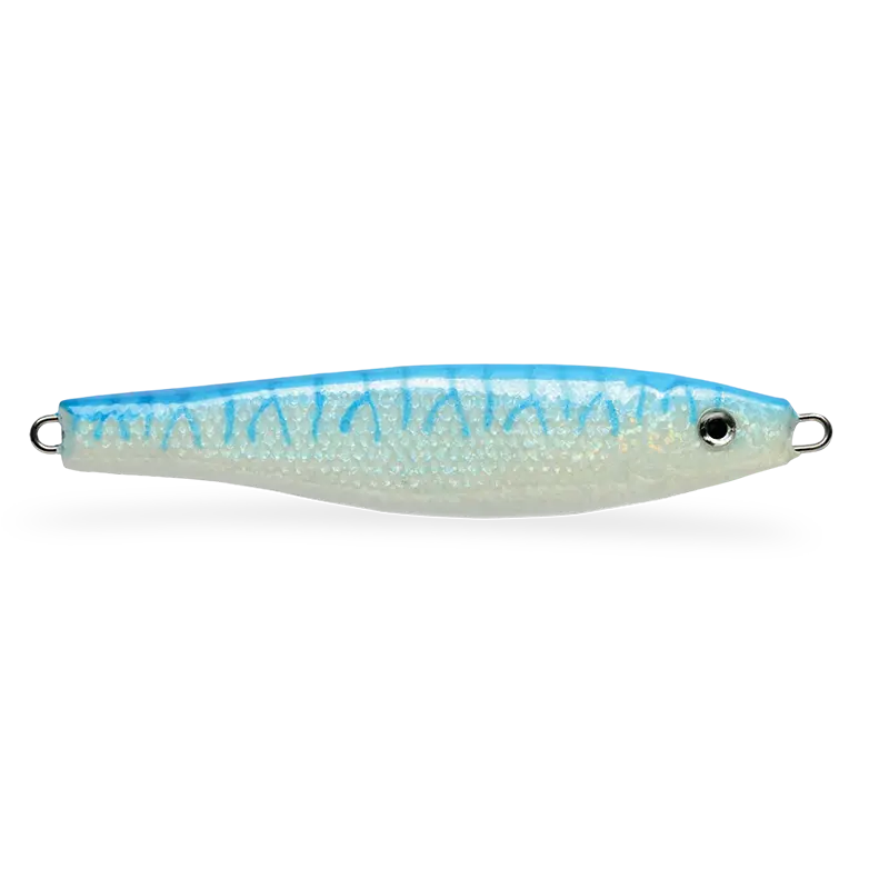 P-Line Halibut Drop Jig Glow Blue Tiger