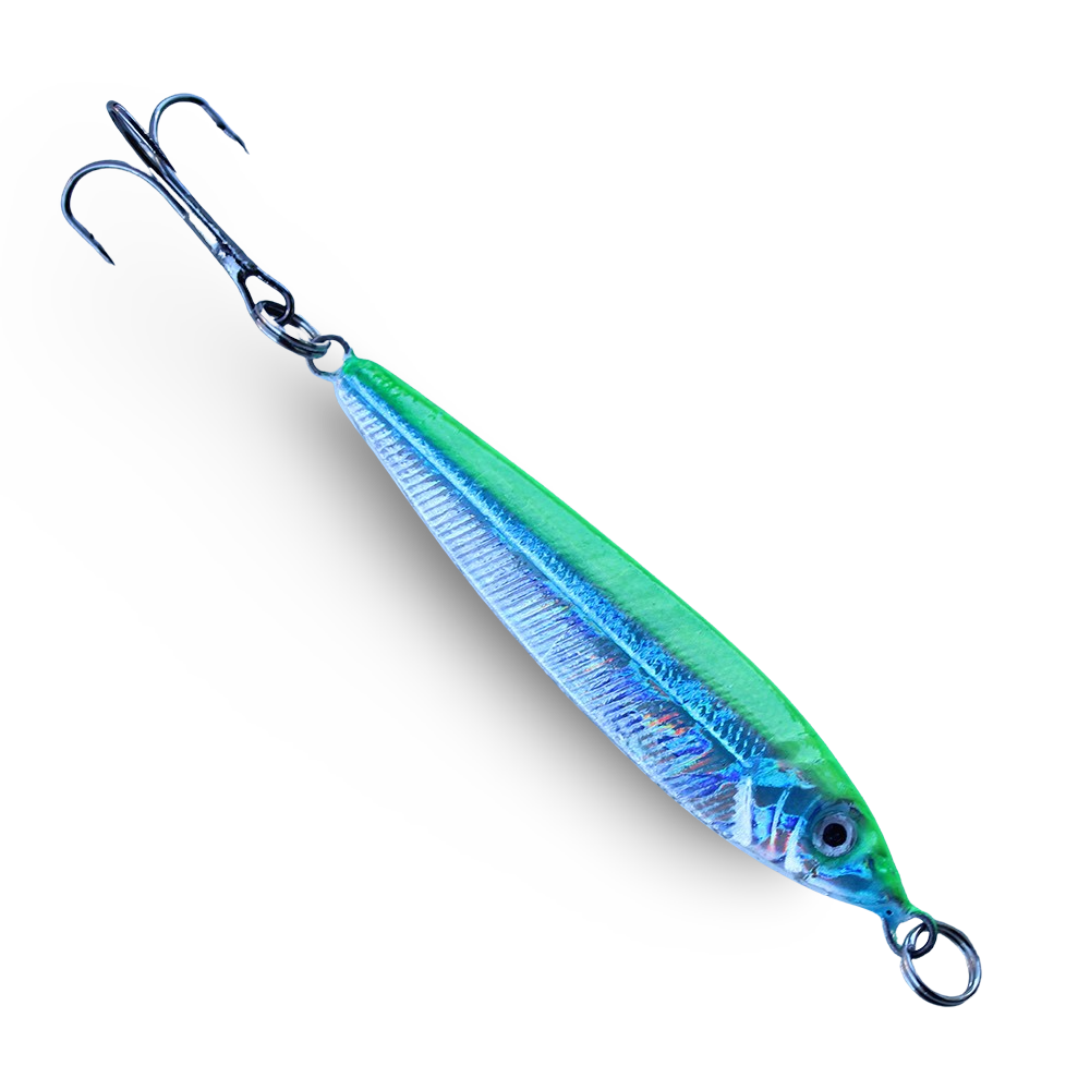 P-Line Laser Minnow Chartreuse Silver Blue