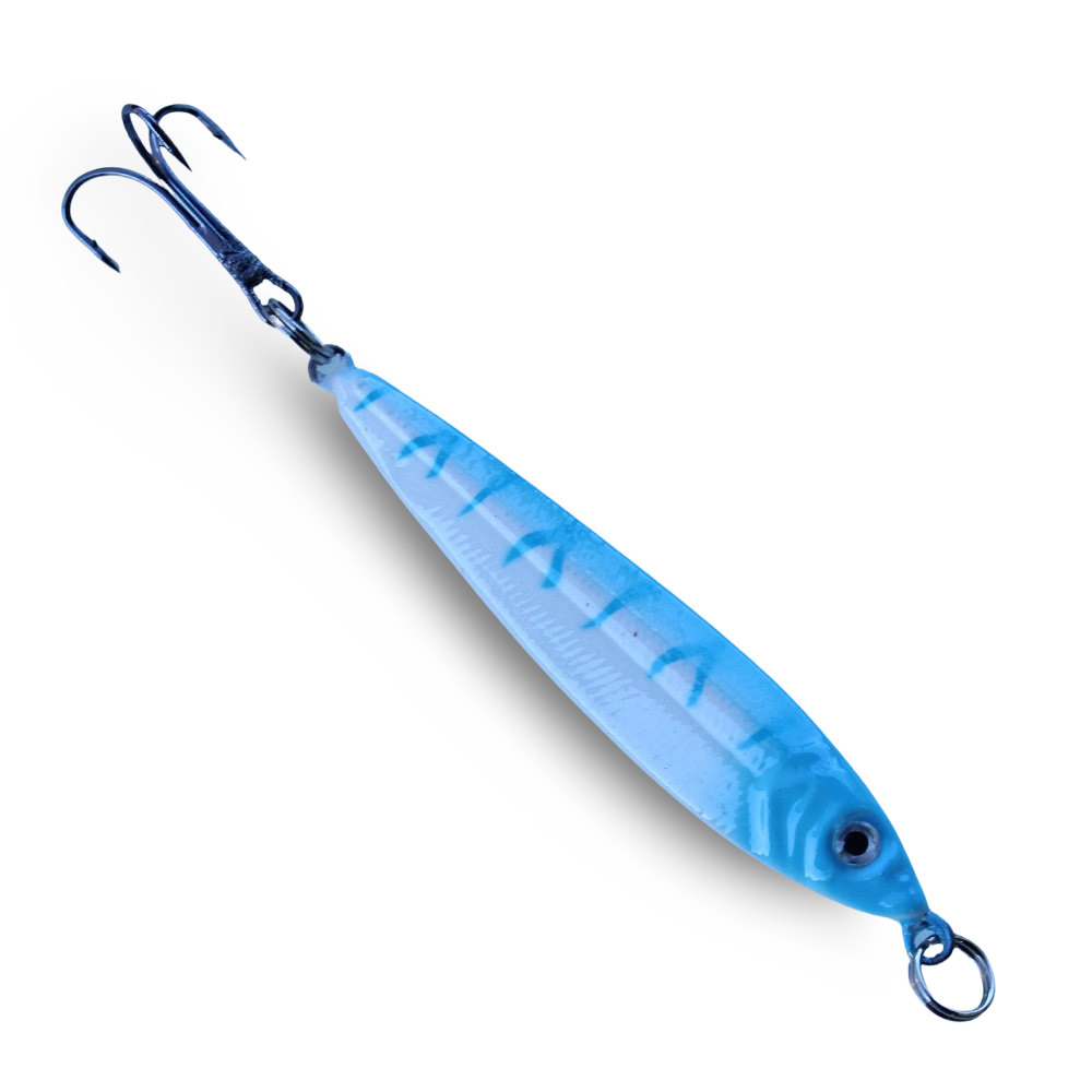 P-Line Laser Minnow Glow Blue Tiger