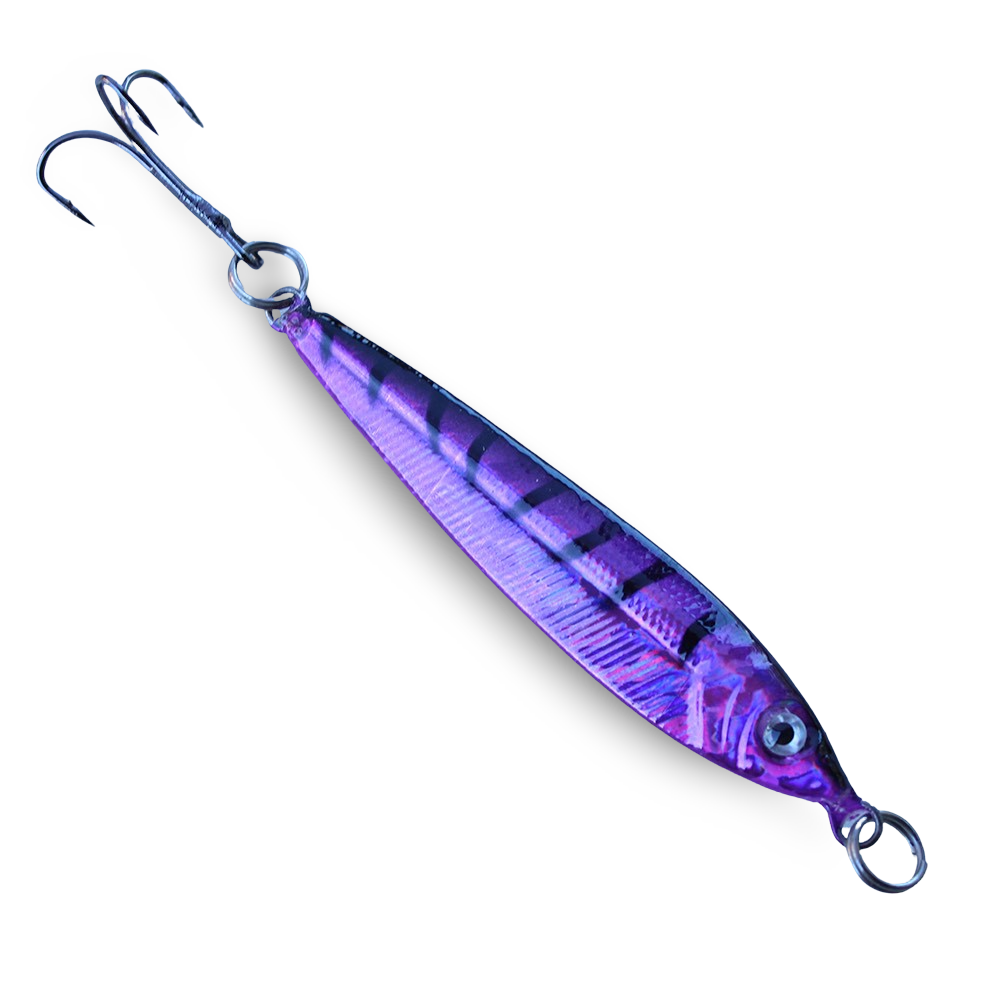 P-Line Laser Minnow Purple Black