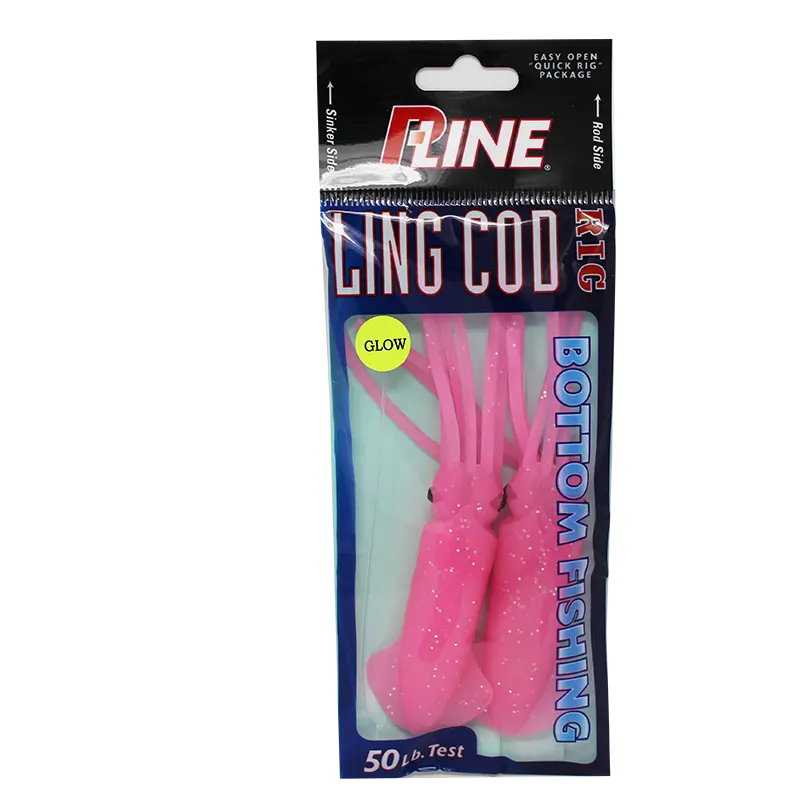 P-Line Lingcod Rig Glow Pink