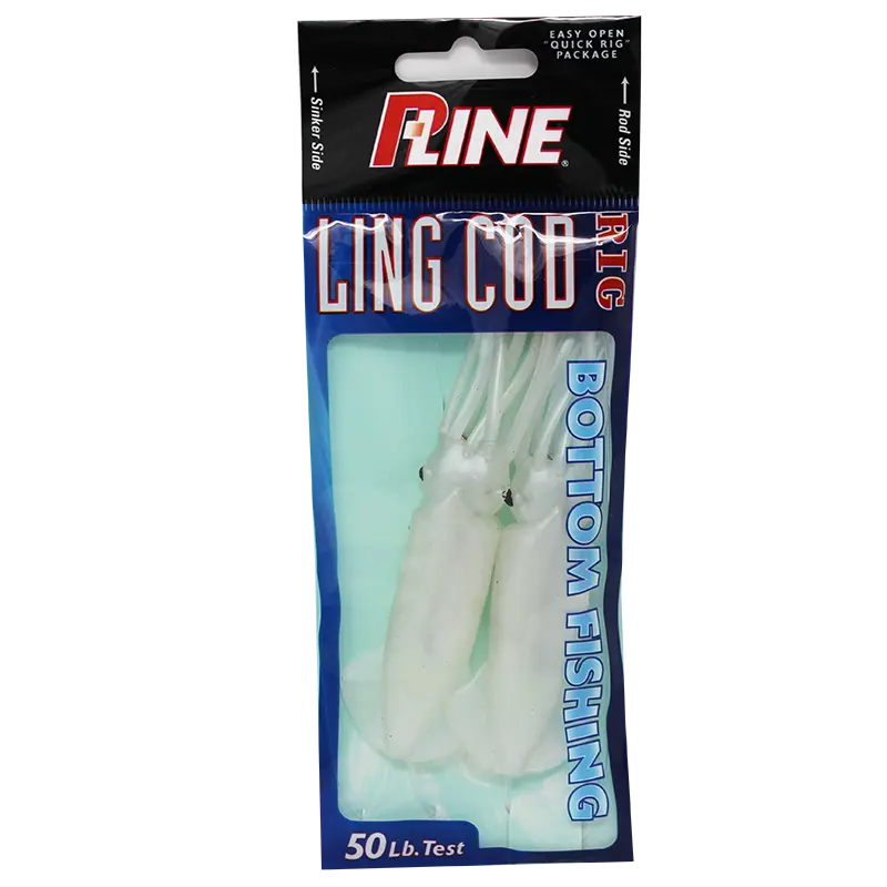 P-Line Lingcod Rig Pearl White