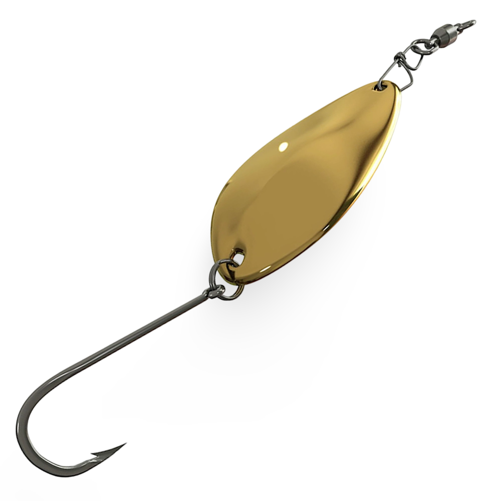 P-Line Pro Steel Spoon Gold