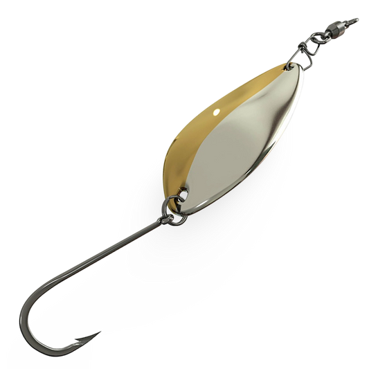 P-Line Pro Steel Spoon Silver Gold