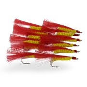 P-Line Shrimp Flies Red Yellow