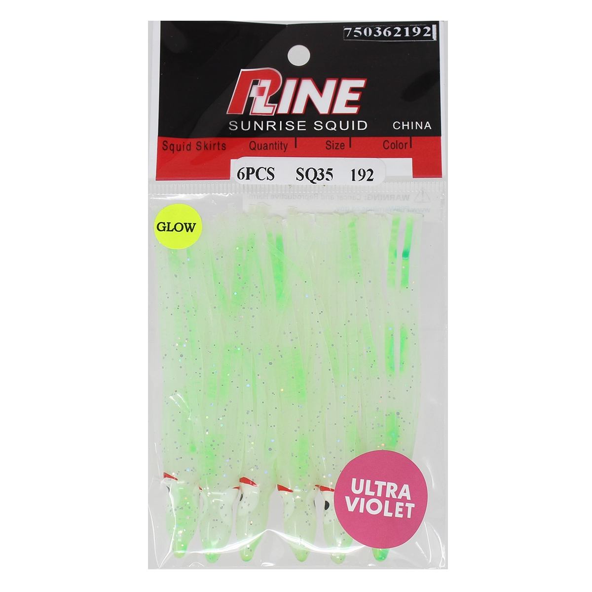 P-Line Sunrise Squid 3-1/2 Inch SQ35-192