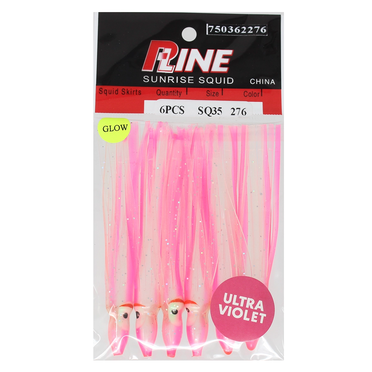 P-Line Sunrise Squid 3-1/2 Inch SQ35-276