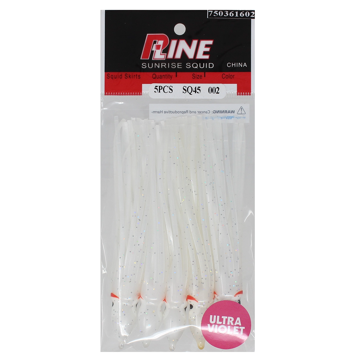 P-Line Sunrise Squid 4-1/2 Inch SQ45-002