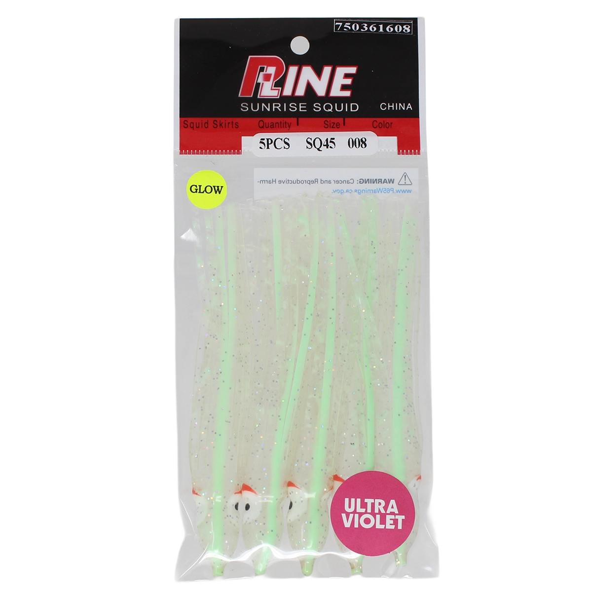 P-Line Sunrise Squid 4-1/2 Inch SQ45-008
