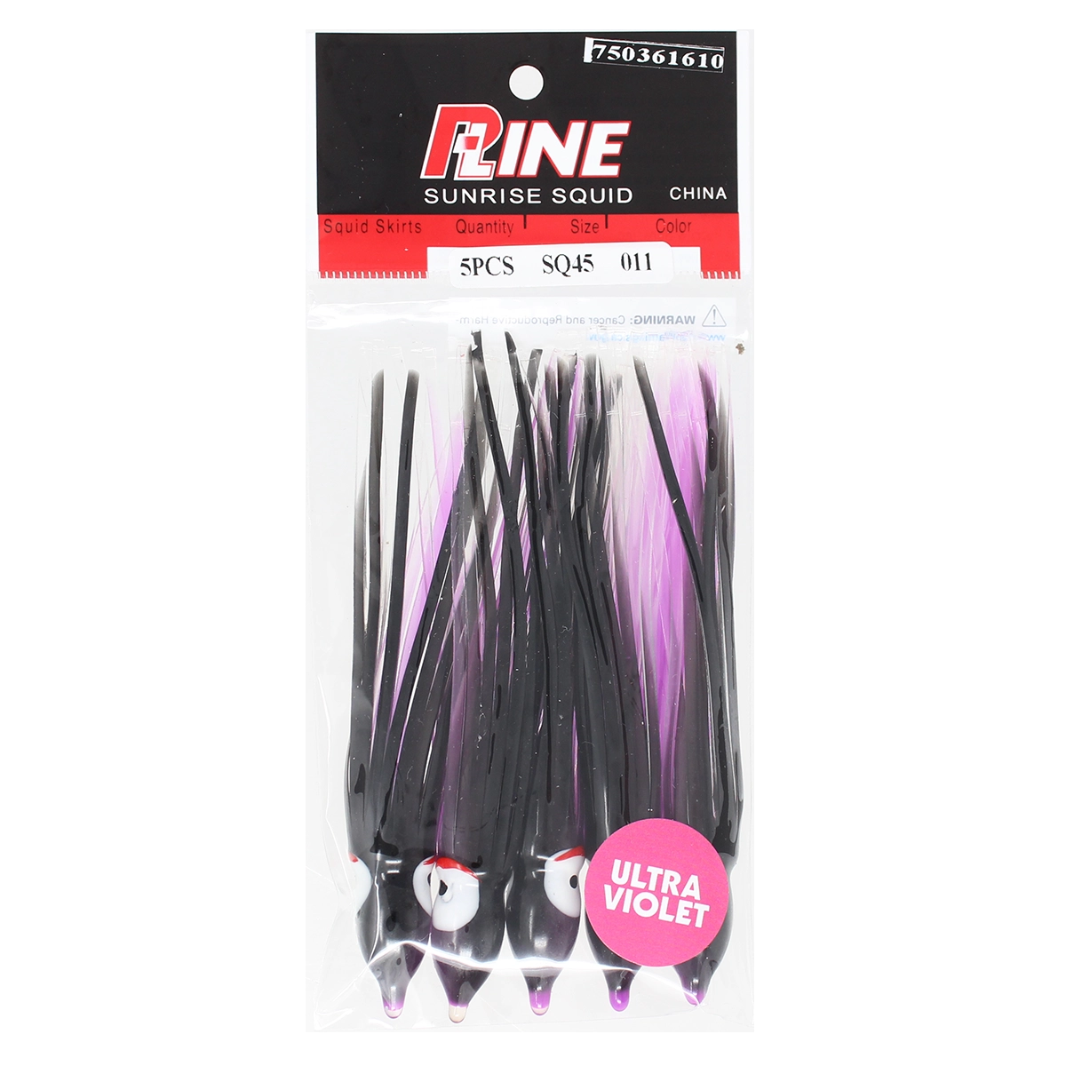 P-Line Sunrise Squid 4-1/2 Inch SQ45-011
