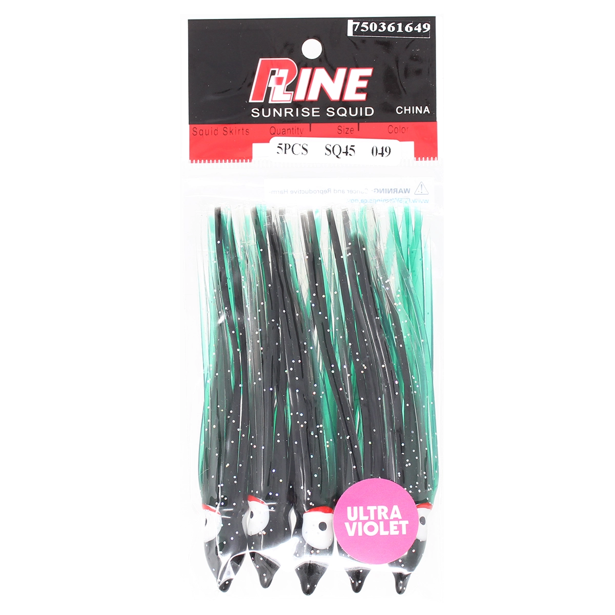 P-Line Sunrise Squid 4-1/2 Inch SQ45-049
