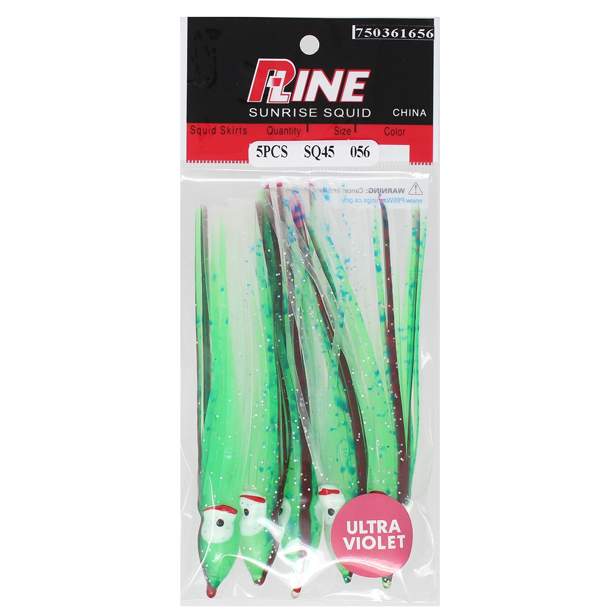 P-Line Sunrise Squid 4-1/2 Inch SQ45-008