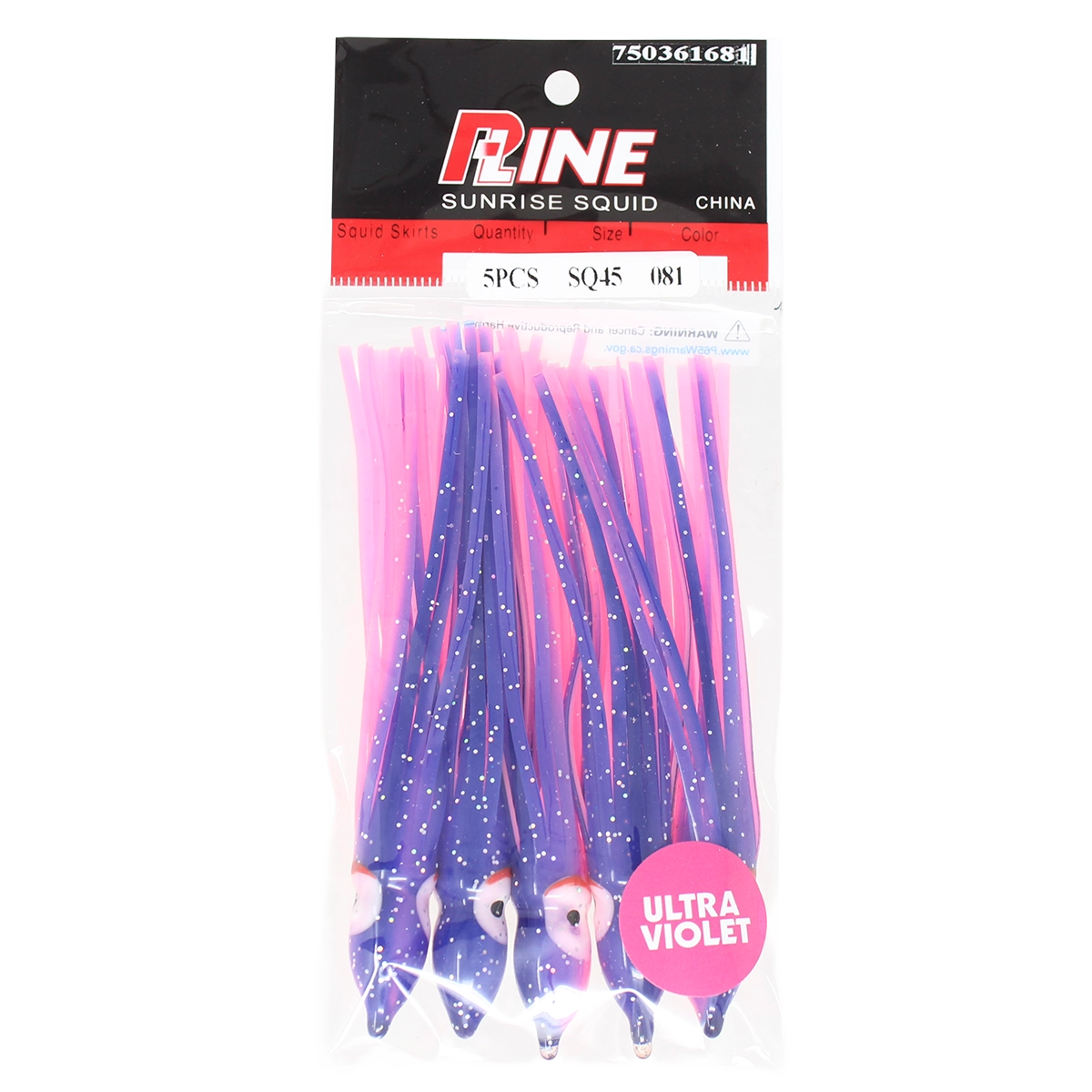 P-Line Sunrise Squid 4-1/2 Inch SQ45-081
