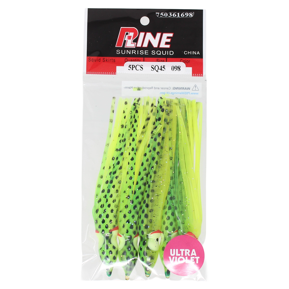 P-Line Sunrise Squid 4-1/2 Inch SQ45-098