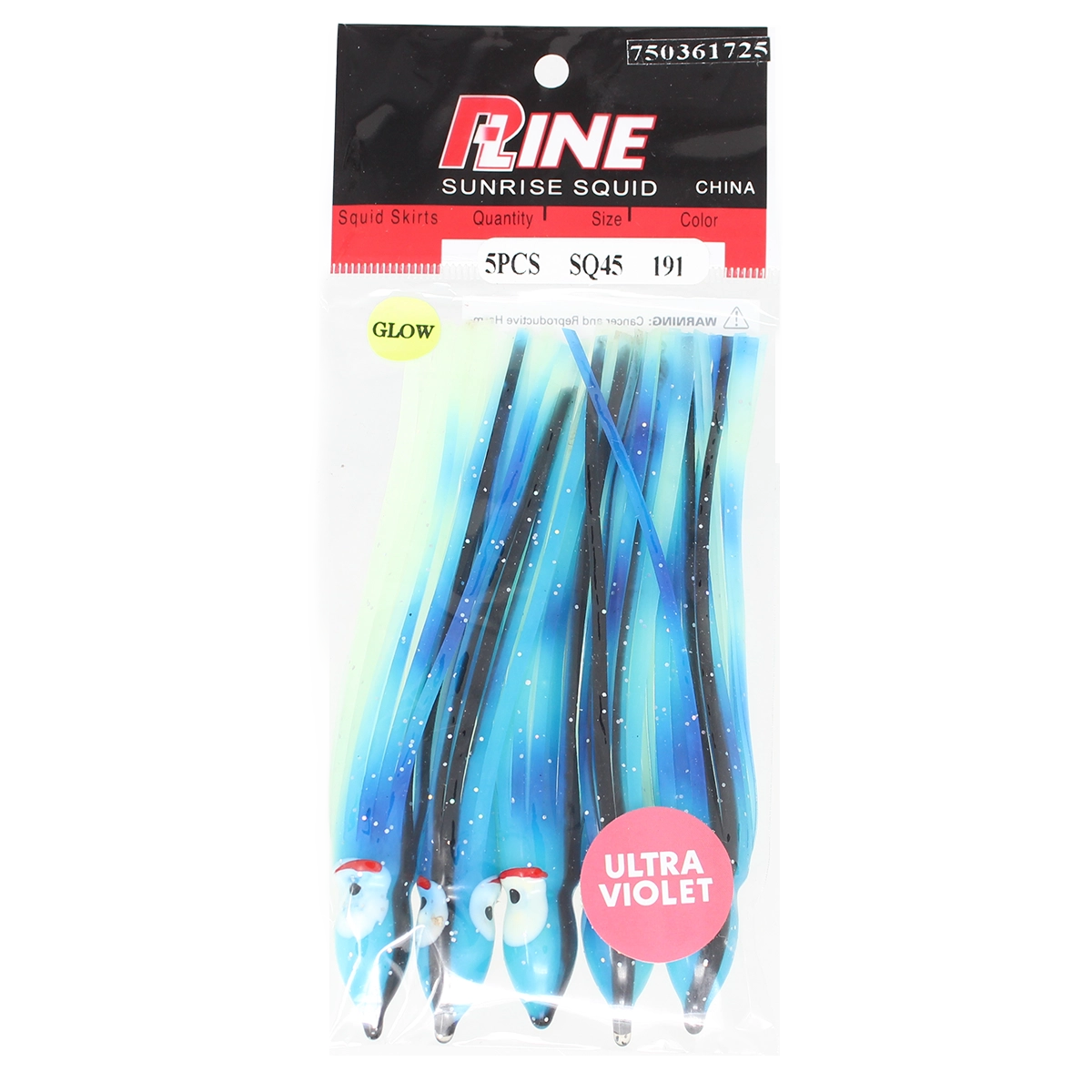 P-Line Sunrise Squid 4-1/2 Inch SQ45-191