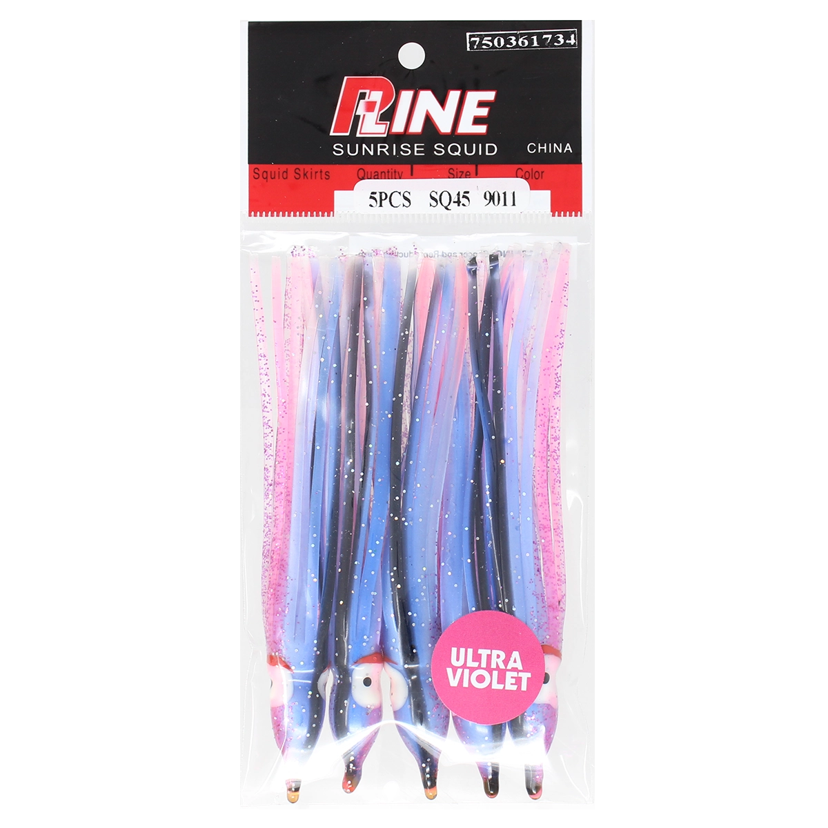 P-Line Sunrise Squid 4-1/2 Inch SQ45-9011