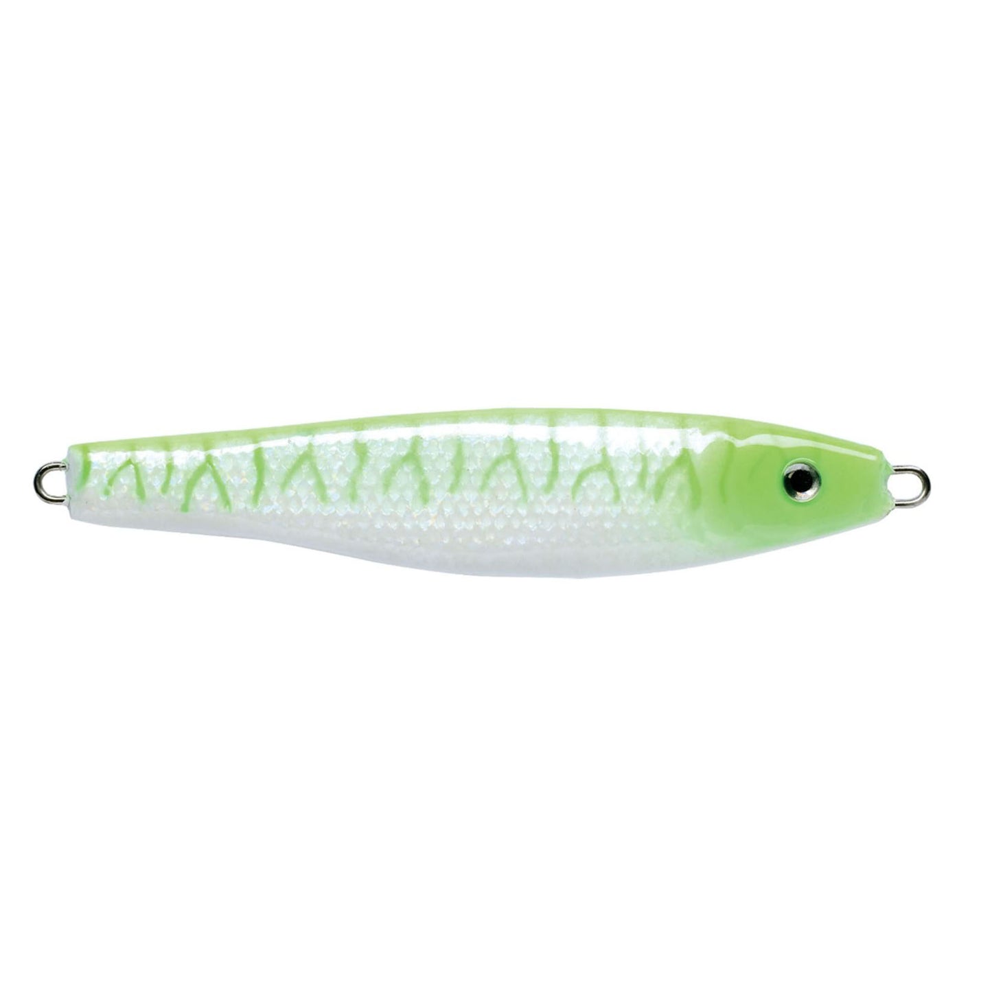 P-Line Hali Drop Jig Glow Green Tiger - 9 to 14 Ounce