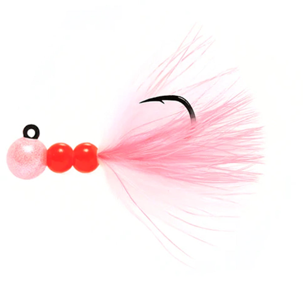 Beau Mac SMJ Pro Series Jig 1/8 to 1/4 Ounce - Pearl Pink & Pink, White