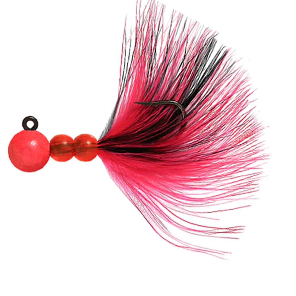 Beau Mac SMJ Pro Series Jig 1/8 to 1/4 Ounce - Cerise & Cerise, Black