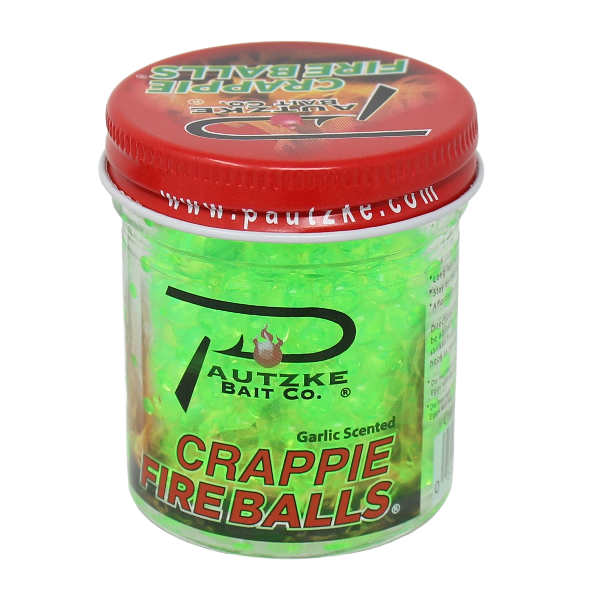 Pautzke Crappie Fire Balls Chartreuse Garlic