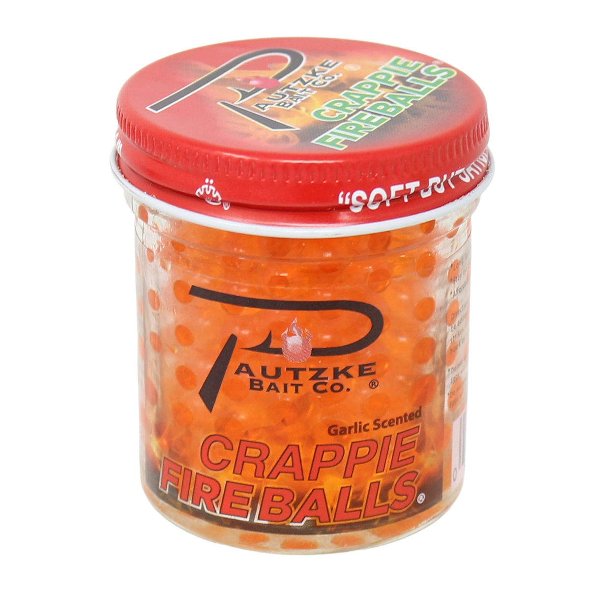 Pautzke Crappie Fire Balls Orange Garlic