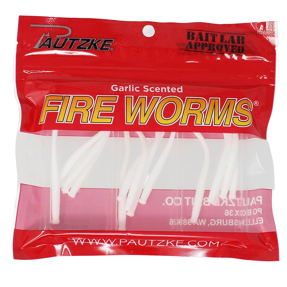 Pautzke Fire Worms White