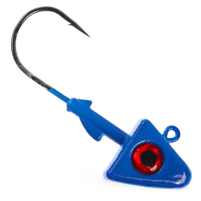 Pitbull Tackle Shad Jig Head UV Blue