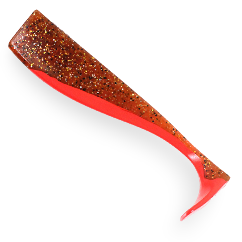 Pitbull Tackle Swimbait UV Hot Tail Hot Squid