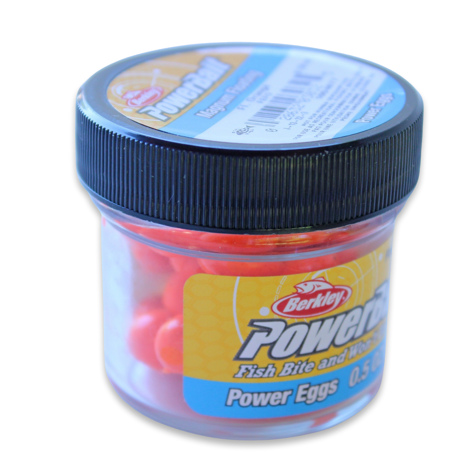 Berkley PowerBait Power Eggs Floating Magnum - Esche Galleggianti Biodegradabili Per Pesca, Vasetto, Colore Bianco