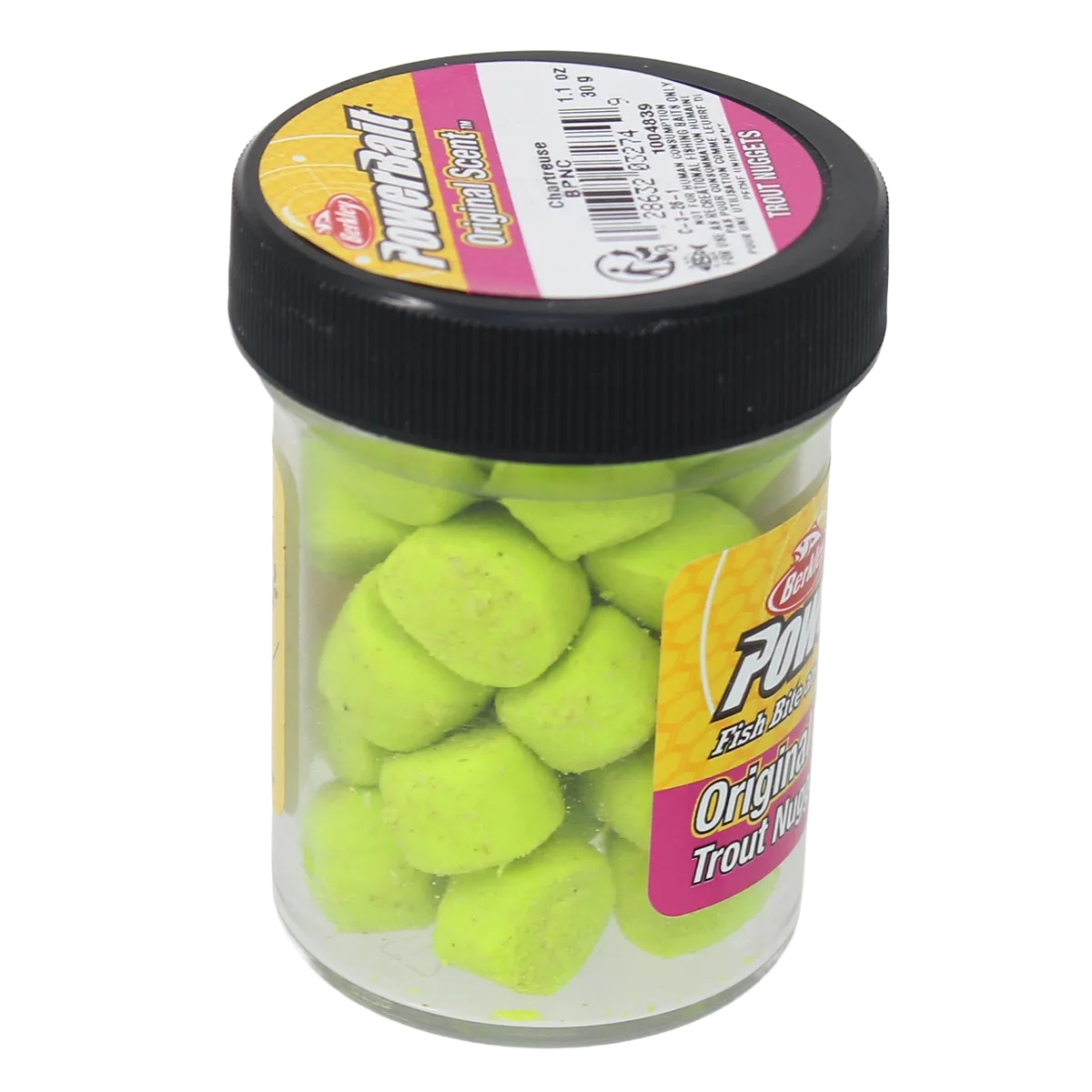 Powerbait Trout Nuggets Chartreuse