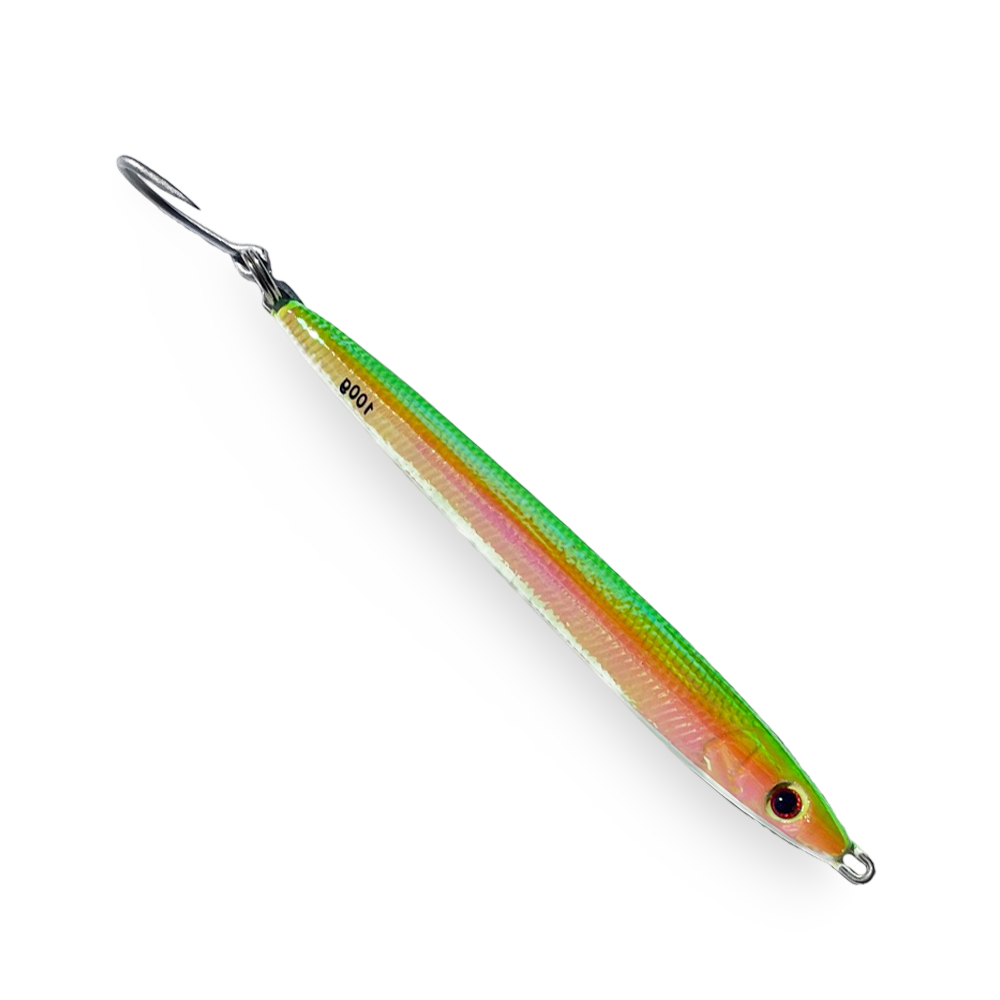 Puget Pounder Jig Green Yellow Glow