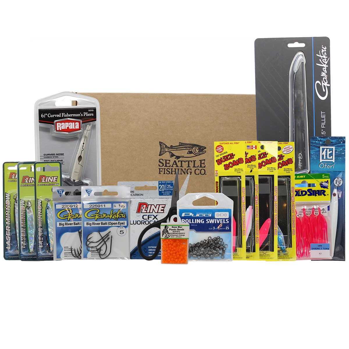 Puget Sound Beach Fishing Gift Box Large