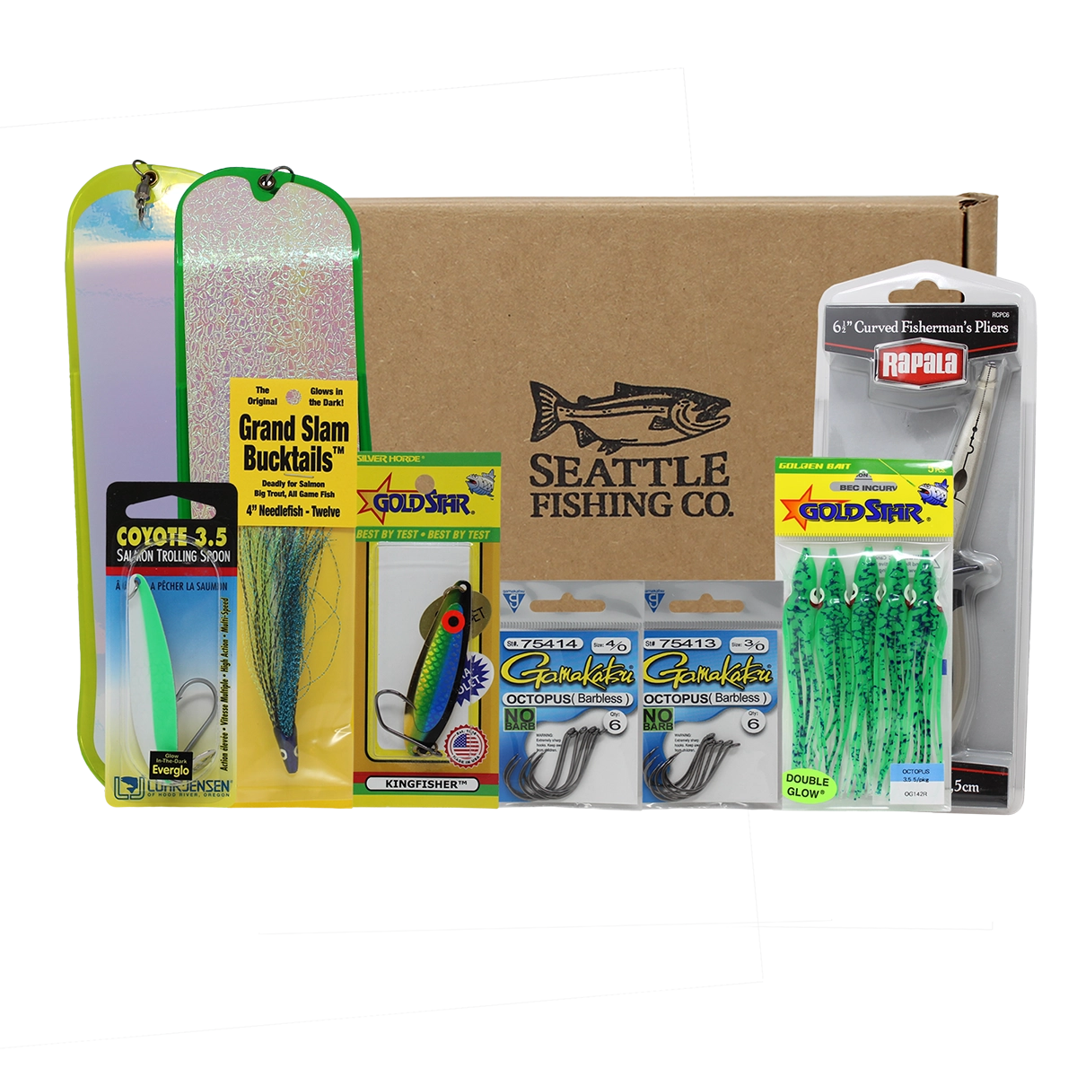 Puget Sound Salmon Fishing Gift Box Medium