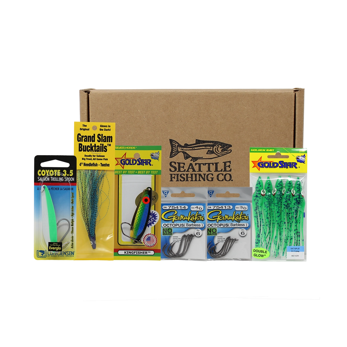 Puget Sound Salmon Fishing Gift Box Small